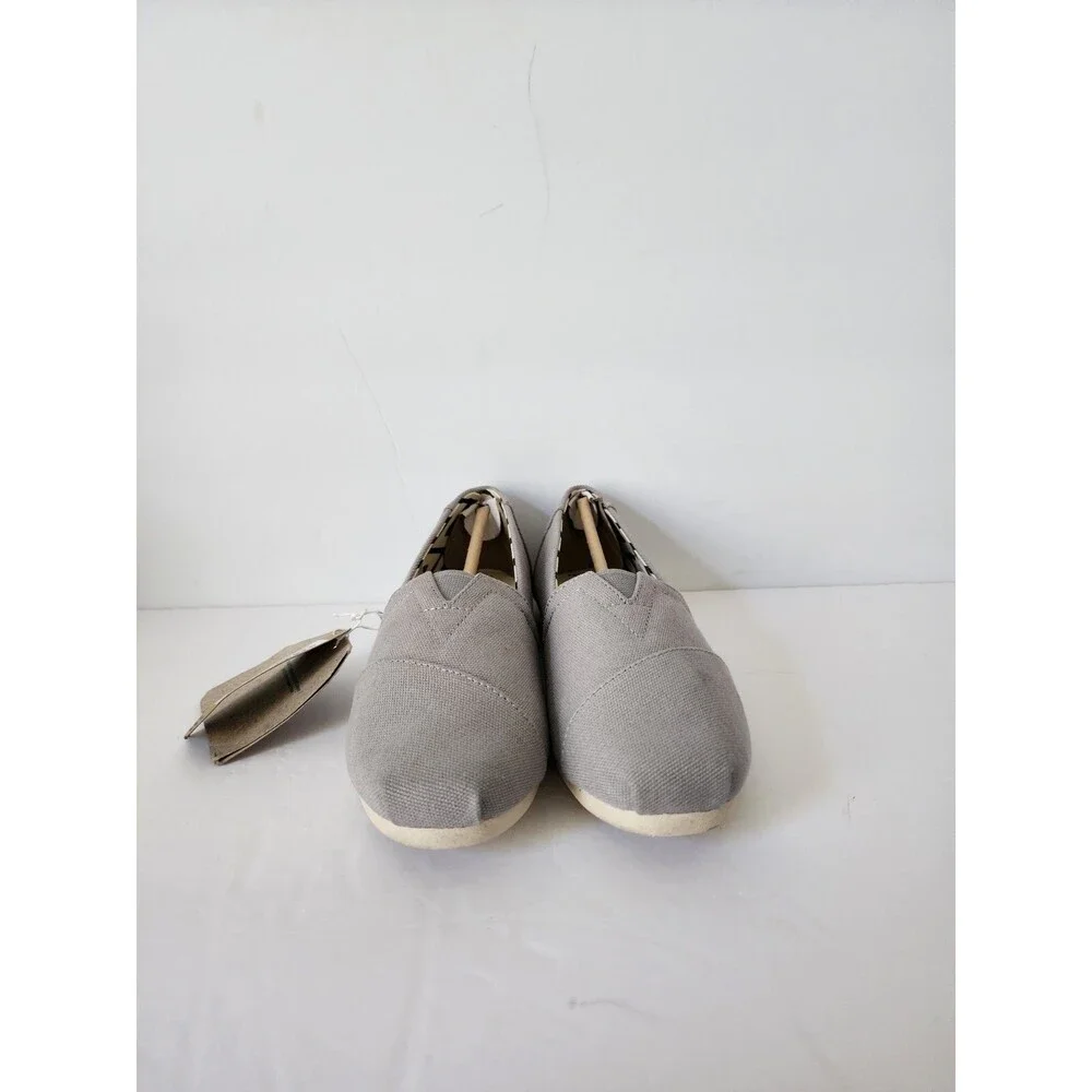 Nwt Toms Womens Alpargata Recycled Cotton Canvas Slip Ons Shoes Size 5